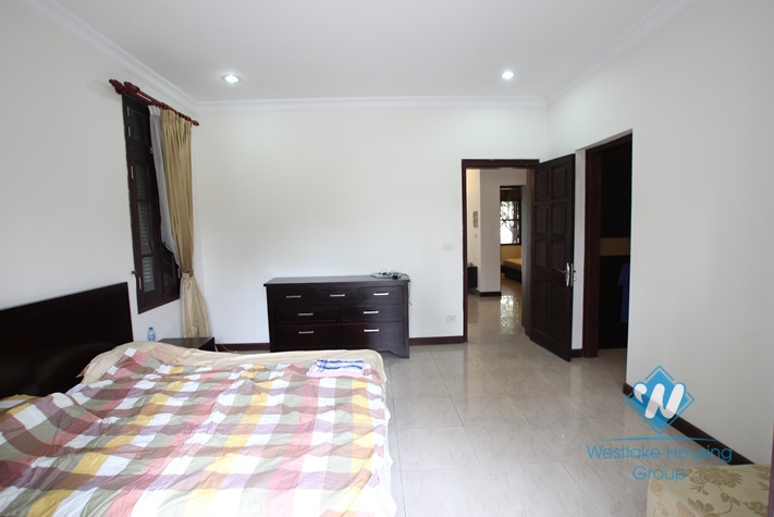 High quality house for rent with garden around in Ciputra area, Tay Ho District, Ha Noi